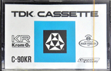 Compact Cassette TDK KR Krom 90 Type II Chrome 1971 USA