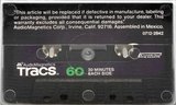 Compact Cassette Tracs 60 Type I Normal 1975 USA