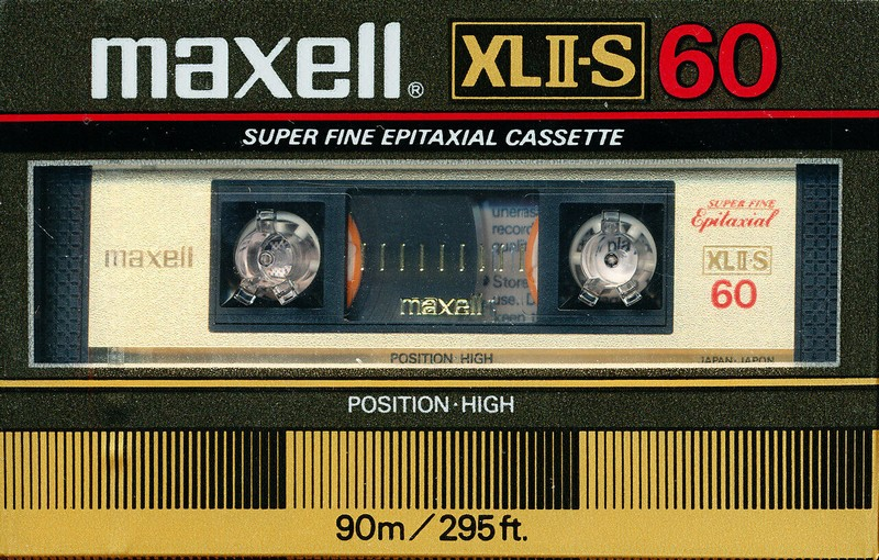 Compact Cassette Maxell XLII-S 60 Type II Chrome 1983 USA