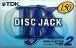 Compact Cassette TDK DJ2 Disc Jack 150 "DJ2-150F Disc Jack" Type II Chrome 1999 Japan
