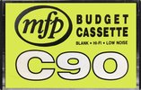 Compact Cassette Music For Pleasure 90 "Budget cassette" Type I Normal Australia