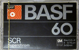 Compact Cassette BASF SCR 60 Type II Chrome 1978 Japan