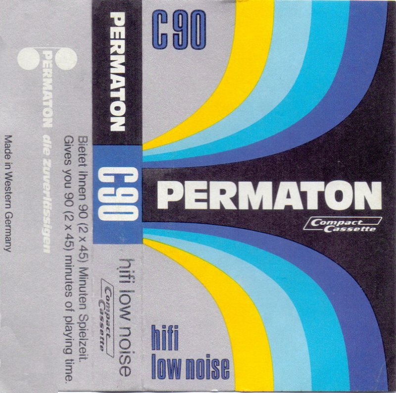 Compact Cassette Permaton 90 Type I Normal 1979 Germany