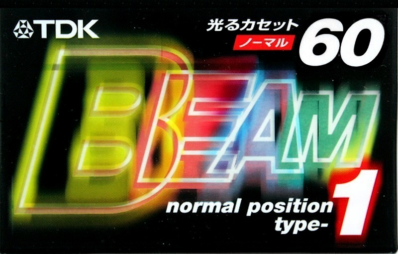 Compact Cassette TDK Beam 1 60 "BM1-60S" Type I Normal 1999 Japan