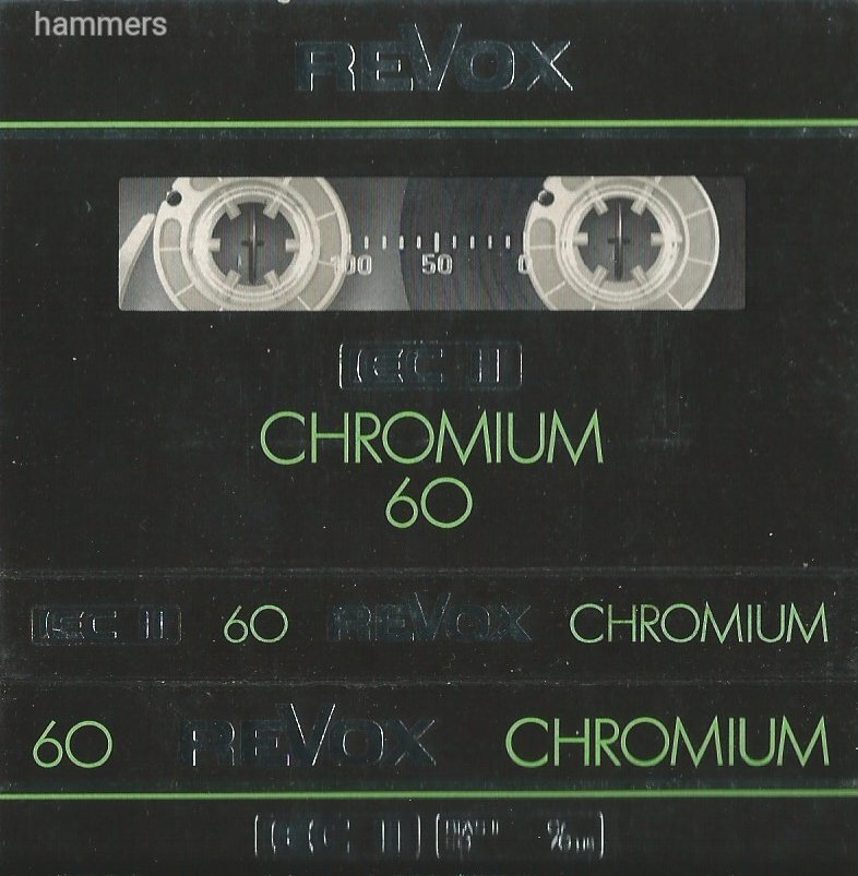 Compact Cassette Revox 60 "Chromium" Type II Chrome 1984 Europe