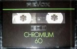 Compact Cassette Revox 60 "Chromium" Type II Chrome 1984 Europe
