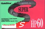 Compact Cassette Goldstar HP 60 "Super Pink" Type I Normal 1991 Europe