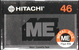 Compact Cassette Hitachi ME 46 Type IV Metal 1981 Europe