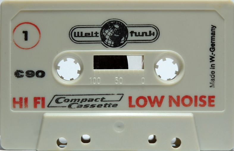 Compact Cassette Weltfunk 90 Type I Normal 1973 Europe