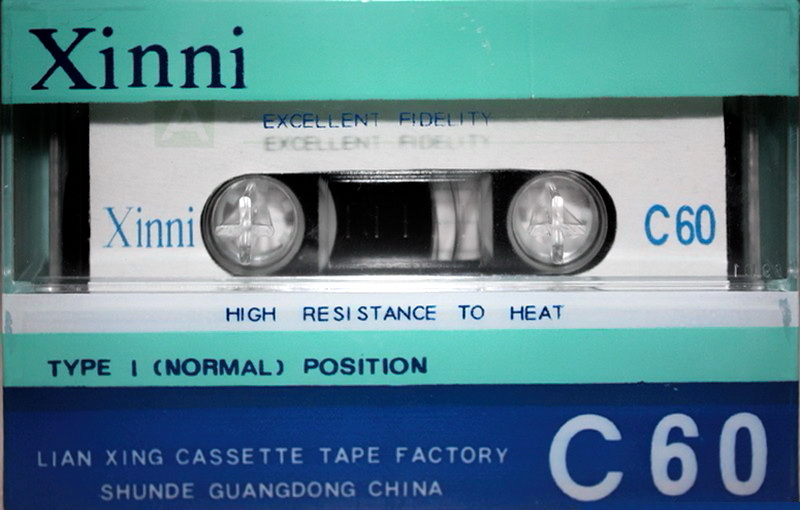 Compact Cassette Xinni 60 Type I Normal China
