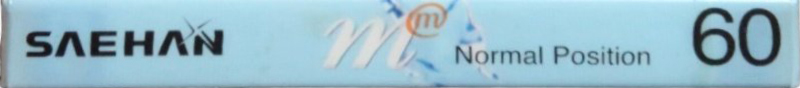 Compact Cassette Saehan MM 60 Type I Normal South Korea
