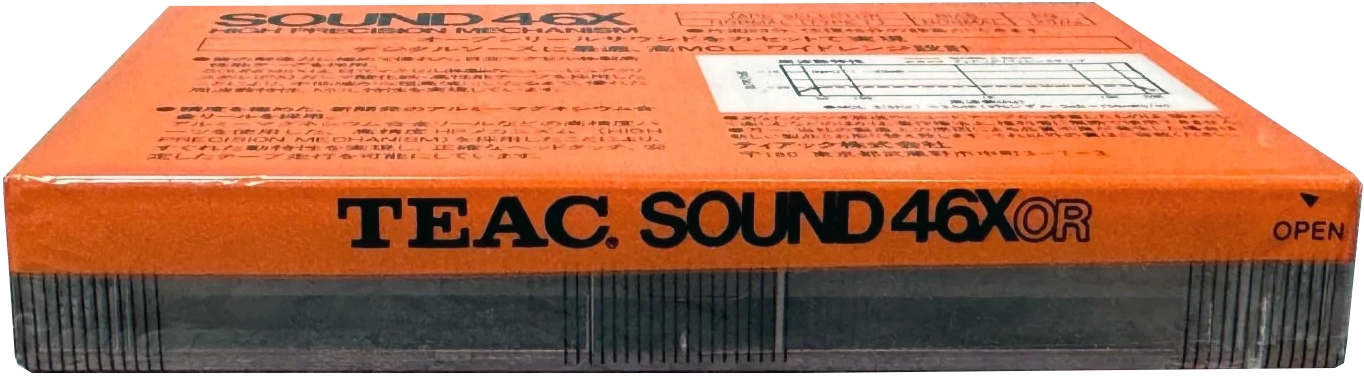 Compact Cassette Teac SOUND 46 "46XOR" Type I Normal 1984 Japan