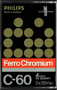 Compact Cassette Philips Ferro Chromium 60 Type III Ferro Chrome 1975 Europe