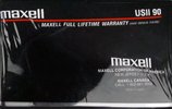 4 pack Maxell US 90 "US II" Type II Chrome 1991 North America