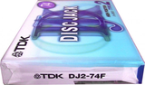 Compact Cassette TDK DJ2 Disc Jack 74 "DJ2-74F" Type II Chrome 1999 Japan