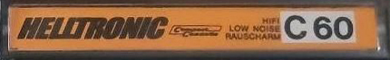 Compact Cassette Helltronic 60 Type I Normal 1976 Germany