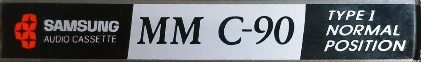 Compact Cassette Samsung MM 90 Type I Normal 1993 Europe