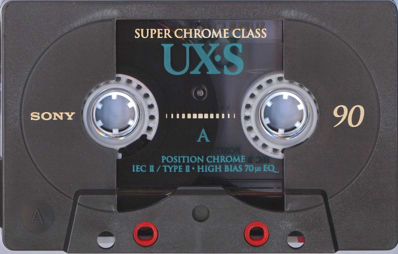 Compact Cassette Sony UX-S 90 Type II Chrome 1996 Europe