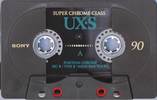 Compact Cassette Sony UX-S 90 Type II Chrome 1996 Europe