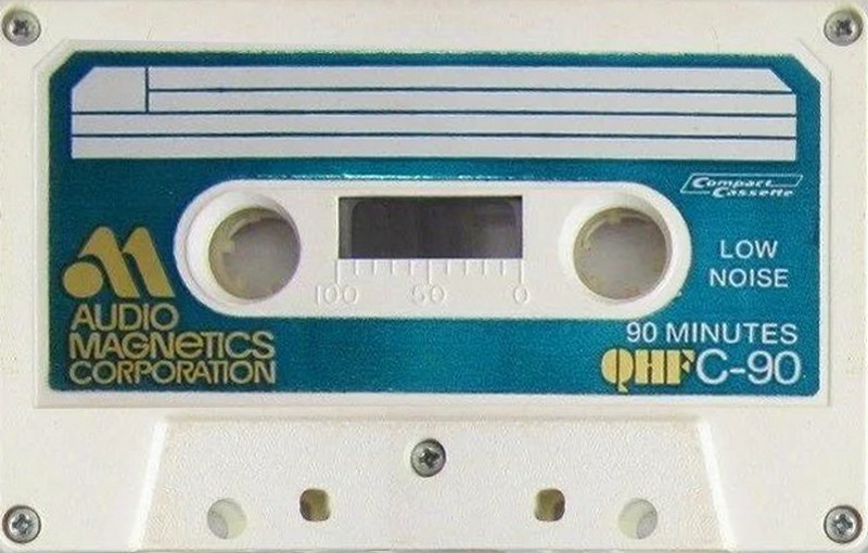 Compact Cassette Audio Magnetics QHF 90 Type I Normal 1970 USA