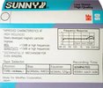 Compact Cassette Sunny 90 "HF" Type I Normal Indonesia