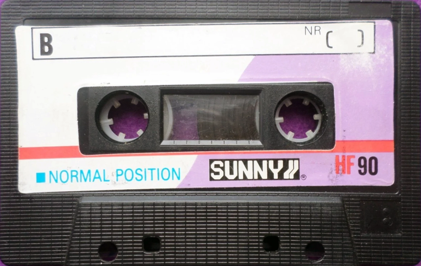 Compact Cassette Sunny 90 "HF" Type I Normal Indonesia