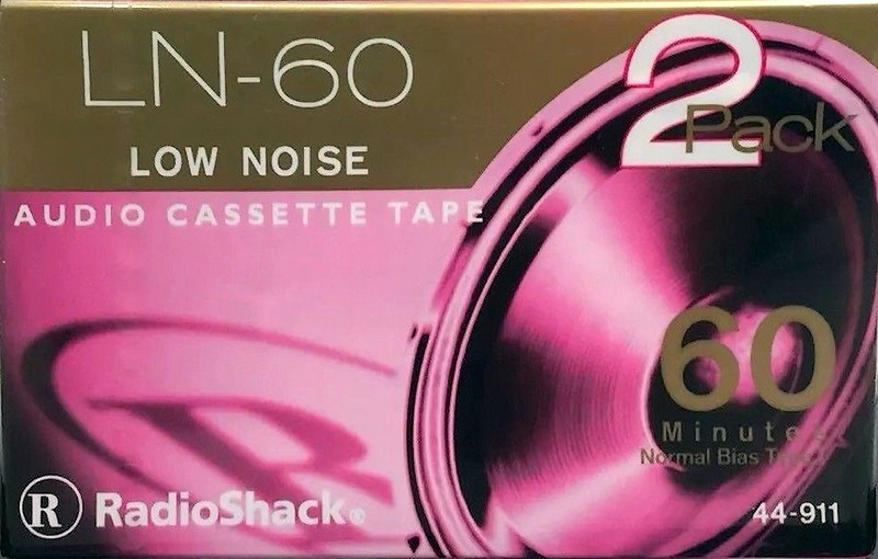 2 pack Radio Shack LN 60 Type I Normal 1997 USA