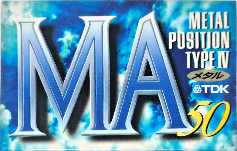 Compact Cassette TDK MA 50 "MA-50F" Type IV Metal 1994 Japan