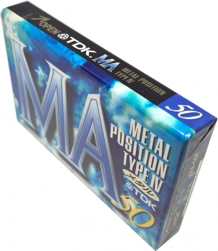Compact Cassette TDK MA 50 "MA-50F" Type IV Metal 1994 Japan