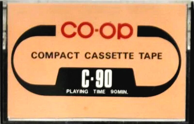 Compact Cassette CO-OP 90 Type I Normal 1973 Japan
