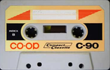 Compact Cassette CO-OP 90 Type I Normal 1973 Japan