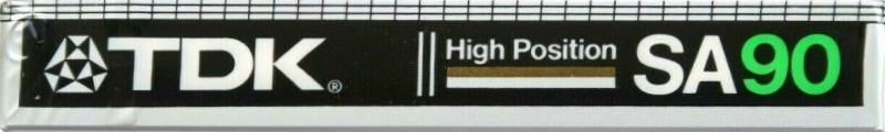 Compact Cassette TDK SA 90 Type II Chrome 1982 Australia, Europe