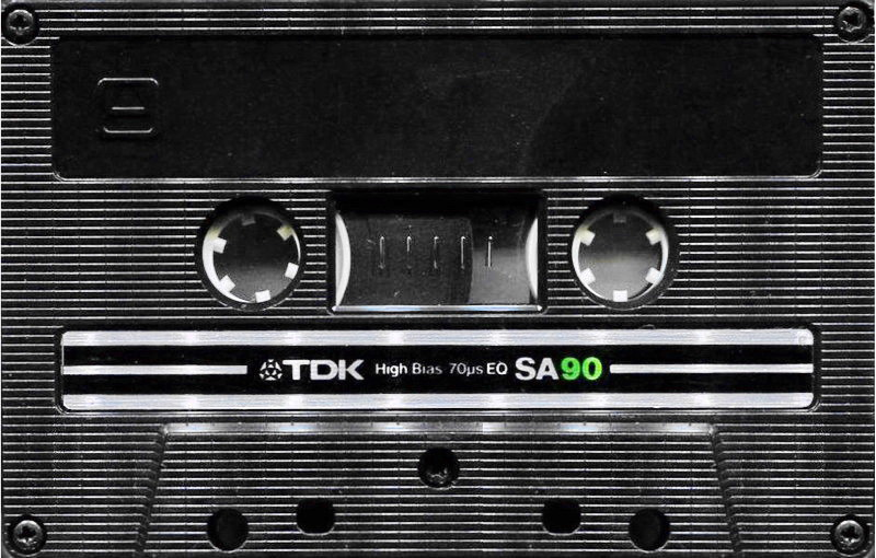 Compact Cassette TDK SA 90 Type II Chrome 1982 Australia, Europe