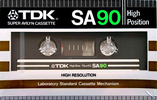 Compact Cassette TDK SA 90 Type II Chrome 1982 Australia, Europe