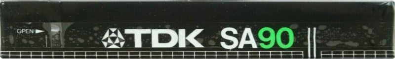 Compact Cassette TDK SA 90 Type II Chrome 1982 Australia, Europe