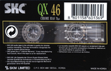 Compact Cassette SKC QX 46 Type II Chrome 1999 Worldwide