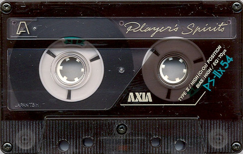 Compact Cassette AXIA PS-IIx 54 Type II Chrome 1989 Japan