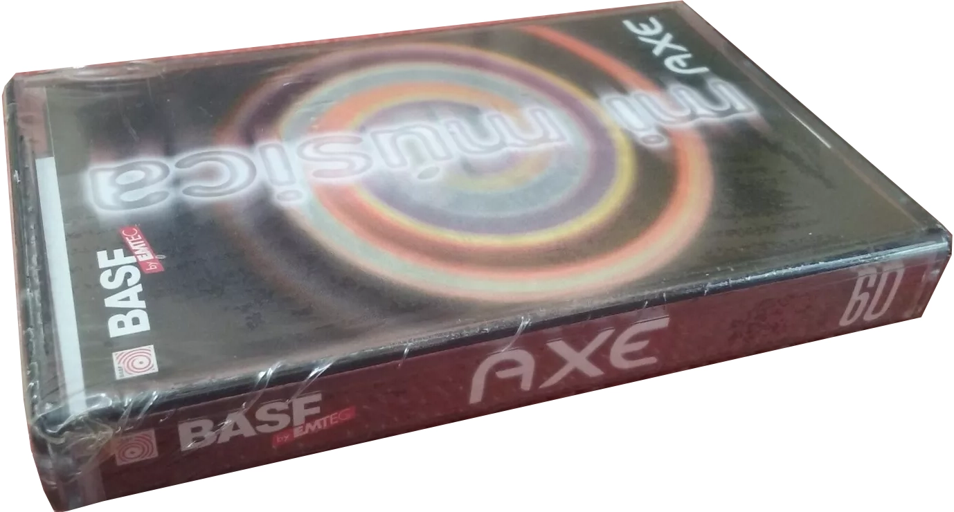 Compact Cassette BASF Record II 60 "AXE mi musica" Type II Chrome 1997 Germany