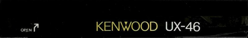 Compact Cassette Kenwood UX 46 Type IV Metal 1989 Japan
