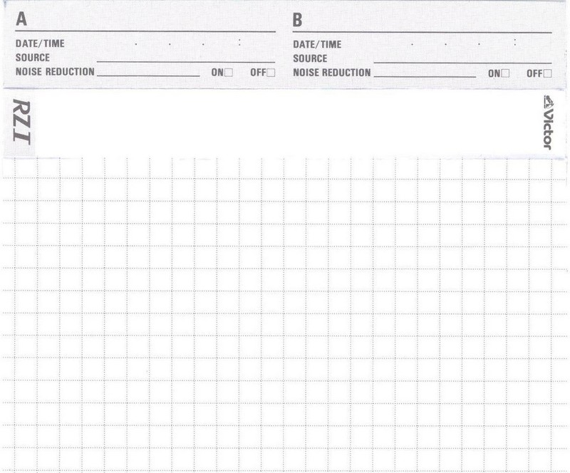 Compact Cassette Victor RZI 70 "RZ1-70N" Type I Normal 1990 Japan