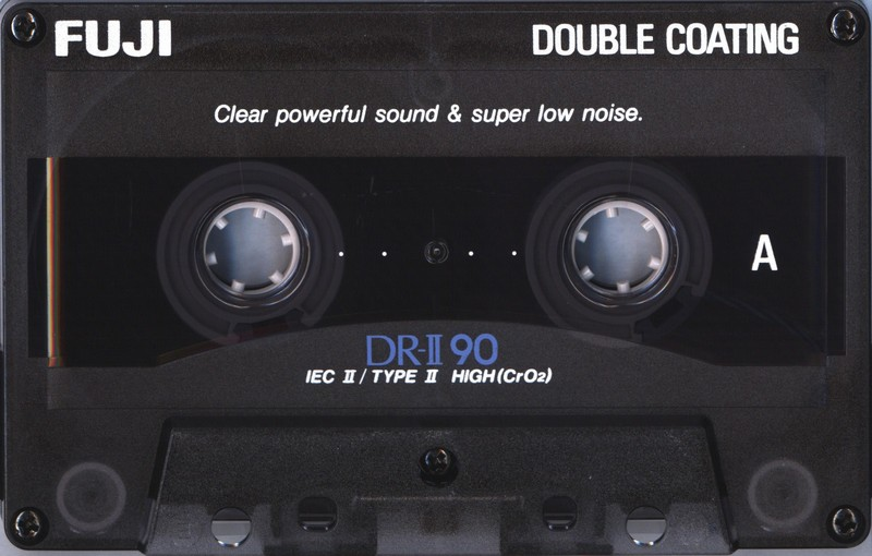 Compact Cassette Fuji DR-II 90 Type II Chrome 1992 North America