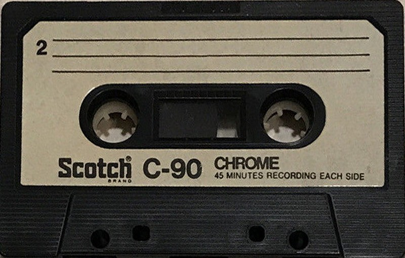 Compact Cassette Scotch Chrome 90 Type II Chrome 1975 USA