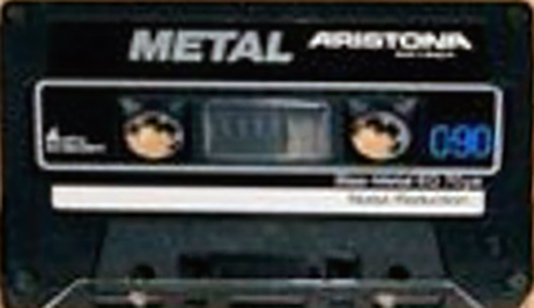 Compact Cassette Aristona Chromium 90 Type IV Metal 1978 Europe
