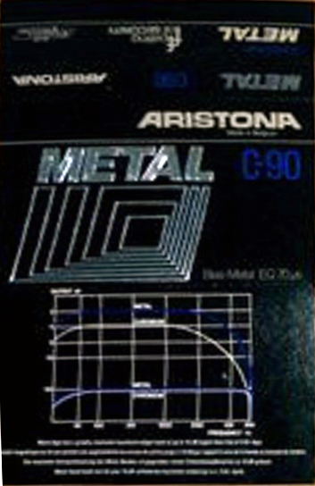 Compact Cassette Aristona Chromium 90 Type IV Metal 1978 Europe