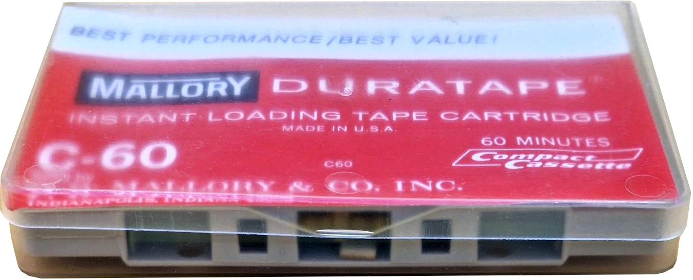 Compact Cassette Mallory 60 Type I Normal 1980 USA
