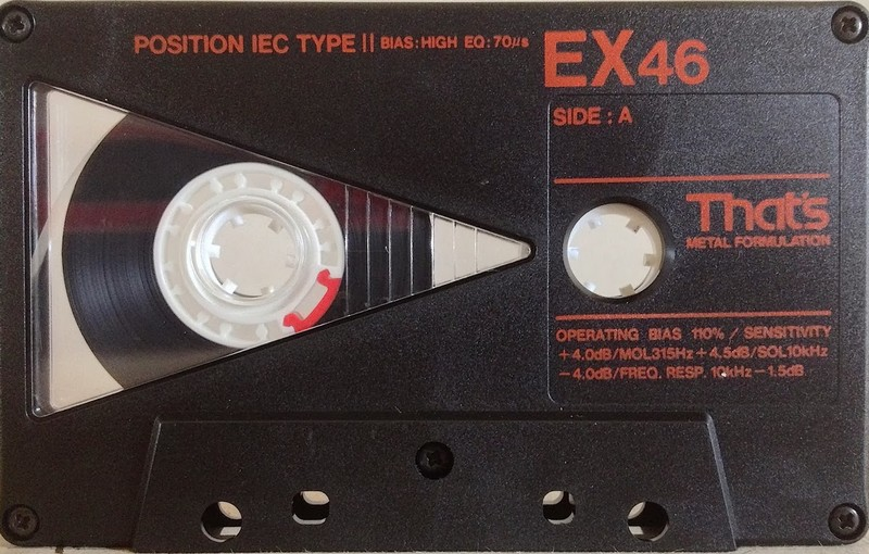 Compact Cassette Thats EX 46 Type II Chrome 1987 Europe