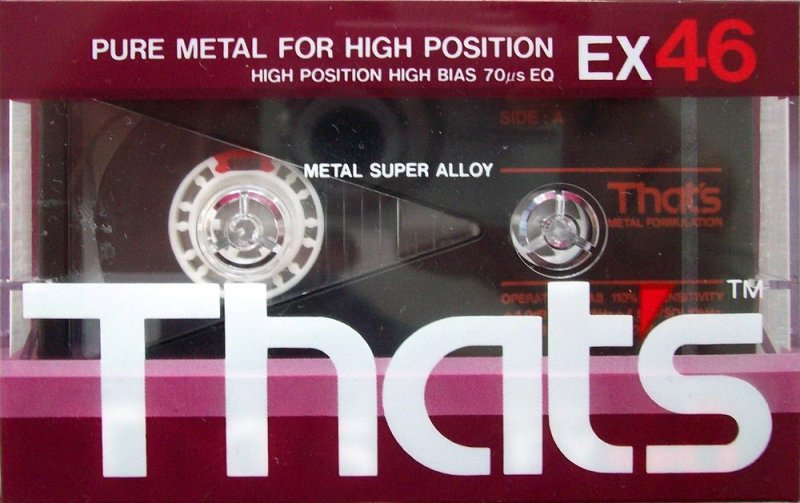 Compact Cassette Thats EX 46 Type II Chrome 1987 Europe