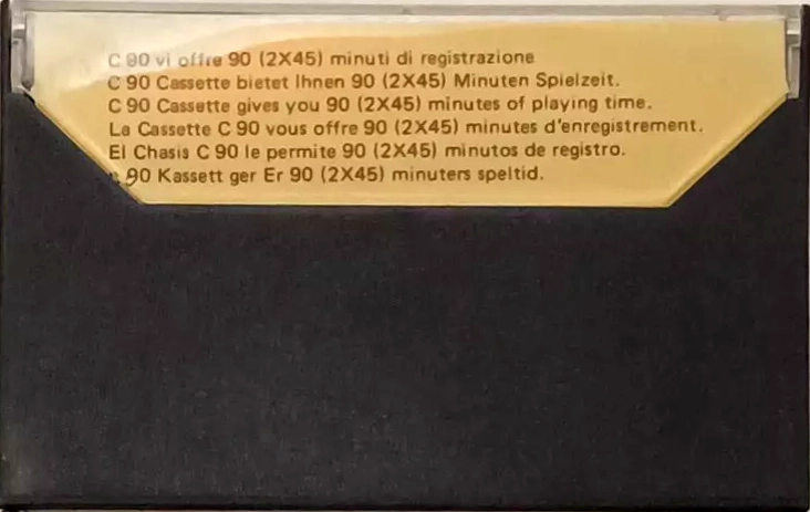 Compact Cassette Inno-Hit Serie HE 90 Type I Normal Europe