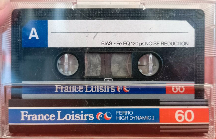 Compact Cassette France Loisirs 60 Type I Normal France