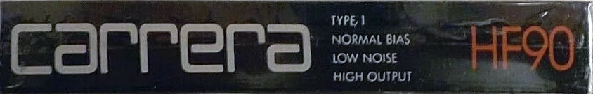 Compact Cassette Carrera HF 90 Type I Normal 1983 USA